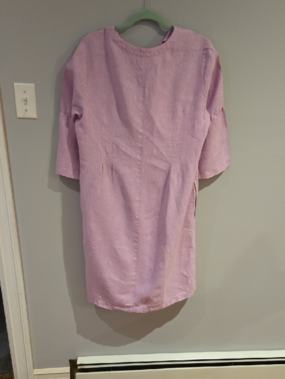 J. Jill Lavender Pink Linen Midi Dress - Picture 7 of 7